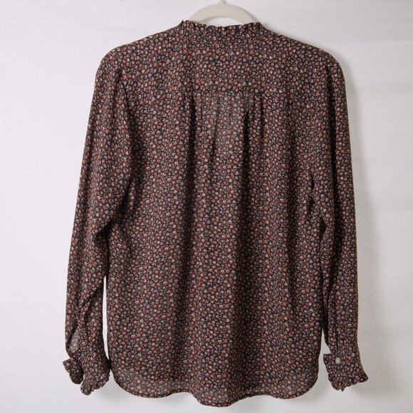 Loft Petites Button Down Floral Blouse - Picture 2 of 9